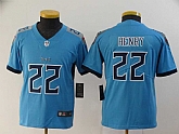 Youth Nike Titans 22 Derrick Henry Blue New Vapor Untouchable Player Limited Jersey